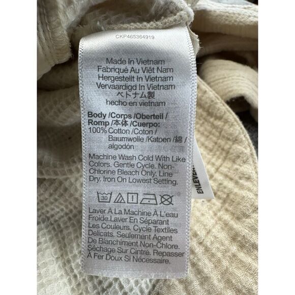 Madewell Waffleback Branner Cream Shirt Jacket XL - Picture 11 of 12